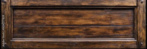 Obraz na płótnie Rustic dark wooden bars with a weathered finish Generative AI w salonie