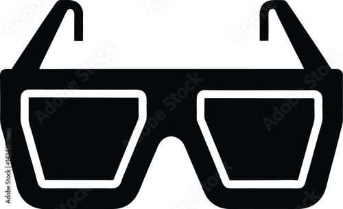 vector illustration of a pair of glasses