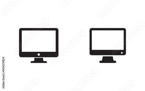 vector computer monitor