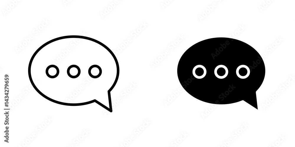 Comments icon vector solid logo illustration. Flat and line style for graphic design, Website Comments icon vector solid logo illustration. Flat and line style for graphic design, Website