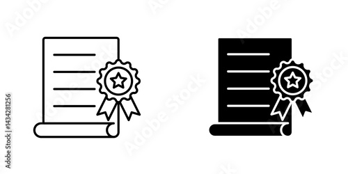 Patented icon vector solid logo illustration. Flat and line style for graphic design, Website