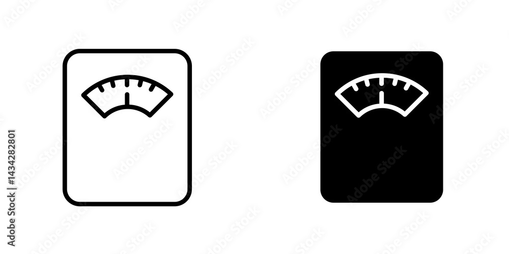 Weight scale icon vector solid logo illustration. Flat and line style for graphic design, Website Weight scale icon vector solid logo illustration. Flat and line style for graphic design, Website