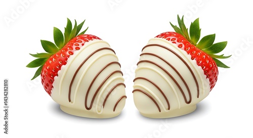 White Chocolate Dipped Strawberries
