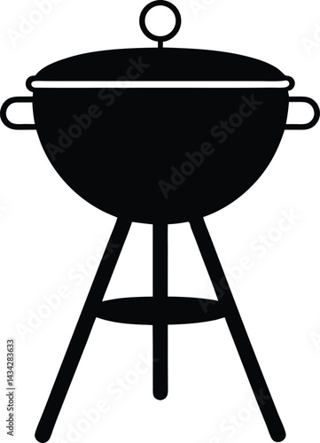 barbecue grill isolated on white background
