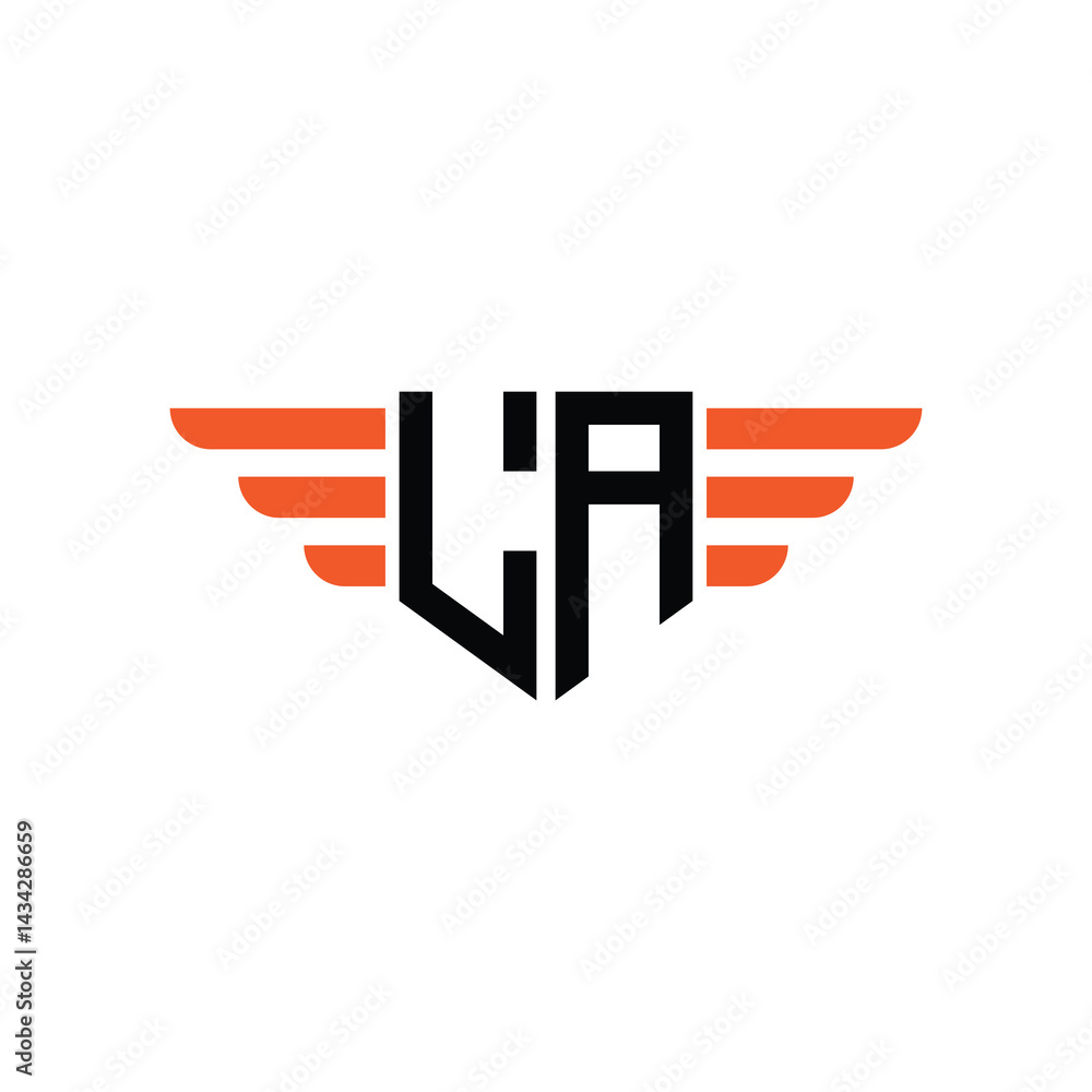 Elegant Art Deco Geometric Border Logo with Letter Monogram Elegant Art Deco Geometric Border Logo with Letter Monogram