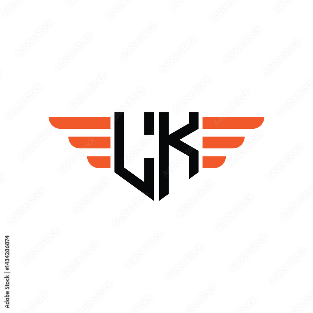 Elegant Art Deco Geometric Border Logo with Letter Monogram Elegant Art Deco Geometric Border Logo with Letter Monogram