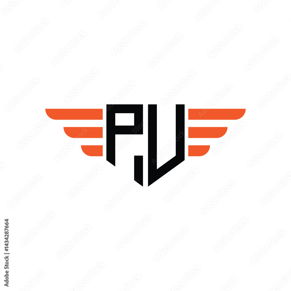 Fototapeta premium Elegant Art Deco Geometric Border Logo with Letter Monogram