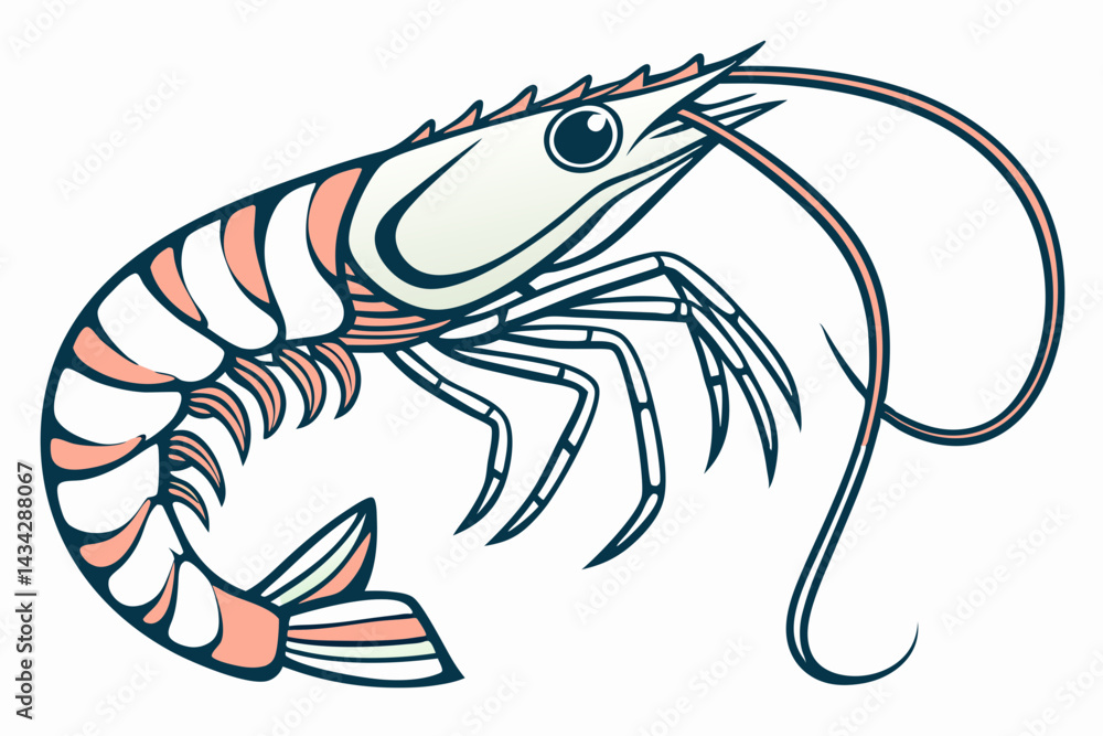 Fototapeta premium vector illustration of a fish
