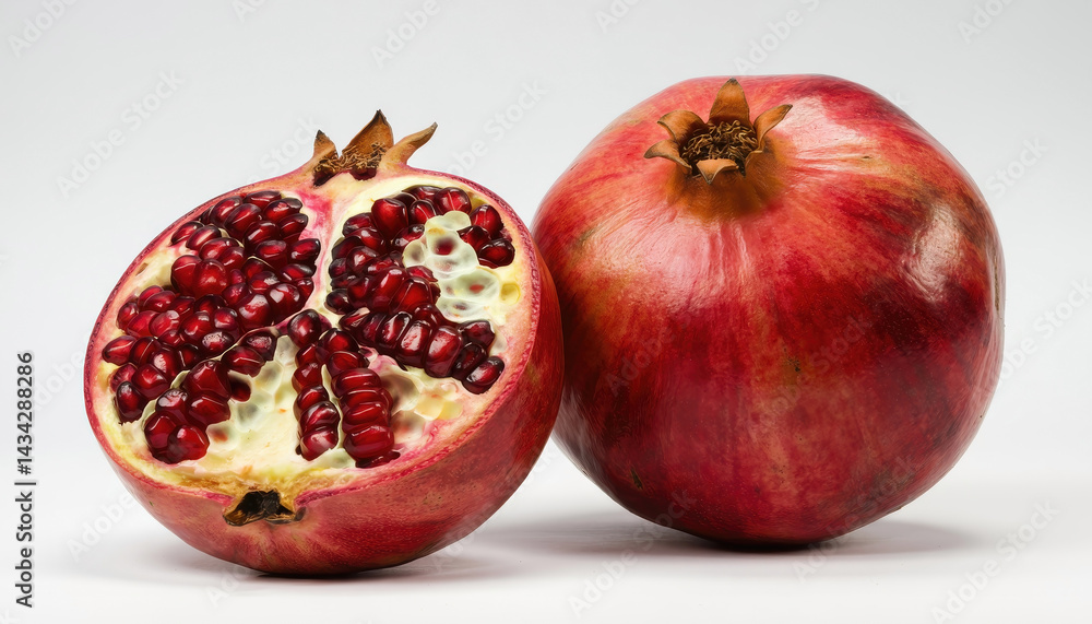 Pomegranate Fruit with Juicy Seeds