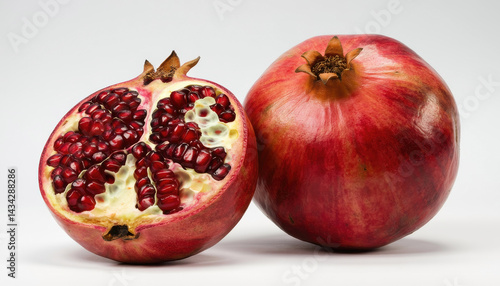 Obraz na płótnie Pomegranate Fruit with Juicy Seeds w salonie