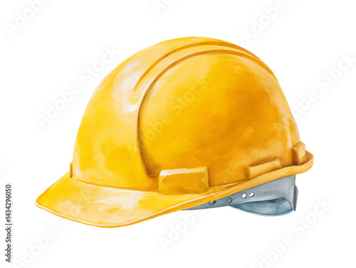 A yellow hard hat