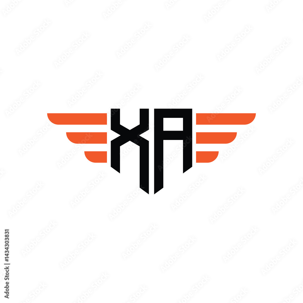 Elegant Art Deco Geometric Border Logo with Letter Monogram Elegant Art Deco Geometric Border Logo with Letter Monogram