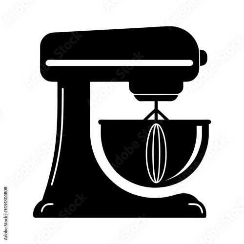 Industrial Mixer silhouette vector