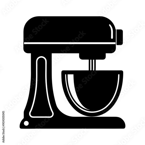Industrial Mixer silhouette vector