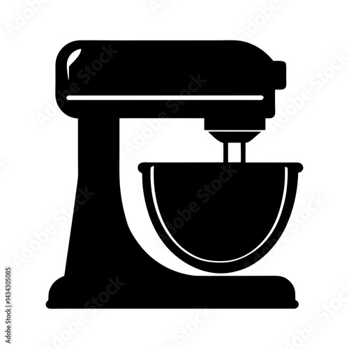 Industrial Mixer silhouette vector