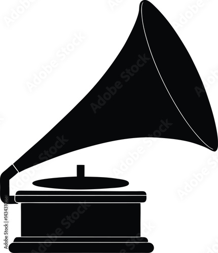 gramophone vinyl ready illustration