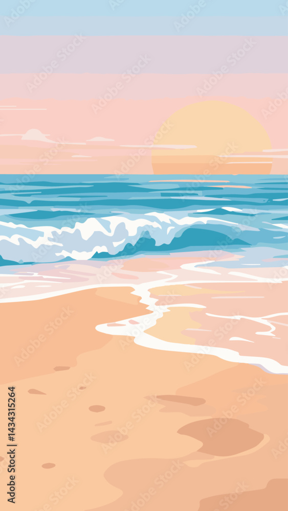 beach and sea