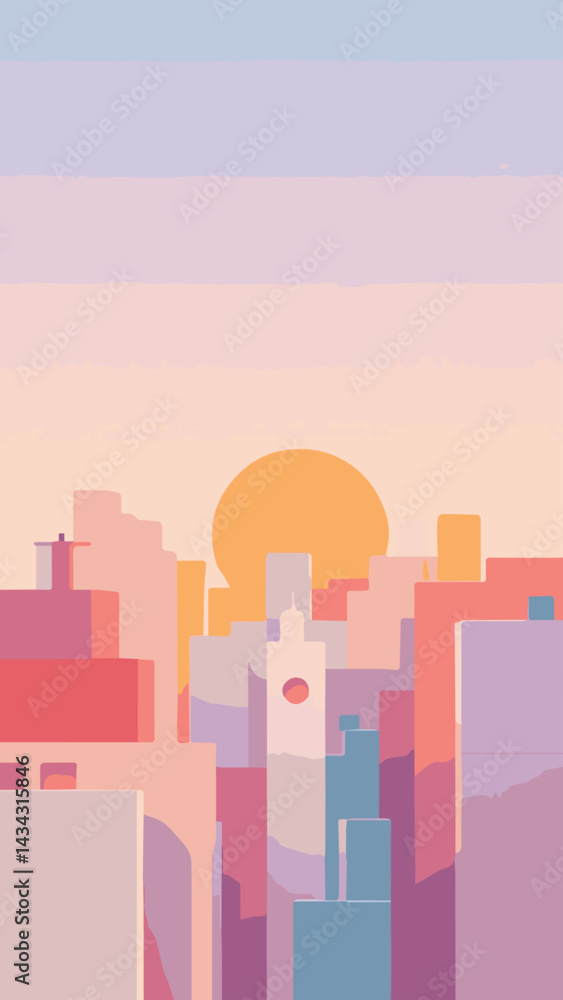 abstract city background