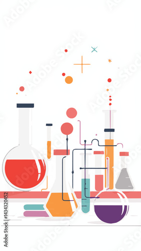 Obraz na płótnie science and chemistry w salonie