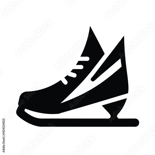 ice skate isolated on white background