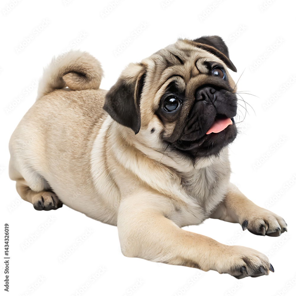 Obraz premium french bulldog puppy isolated on transparent background