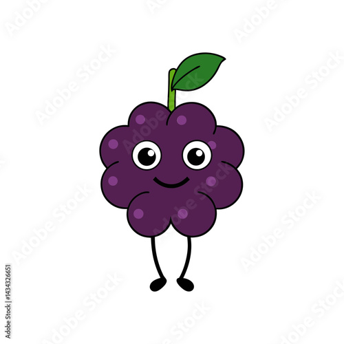 Elderberry cartoon vector