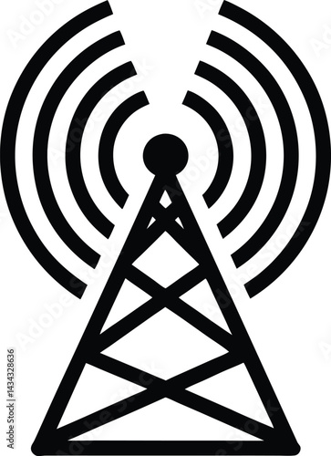 radio tower vector illustration