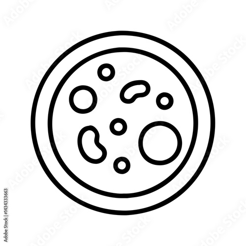 Delicious pepperoni pizza vector icon illustration for restaurant menu and food delivery services