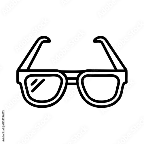 Glasses eyewear fashion style vision optical accessory eye care spectacles eyeglasses design vector