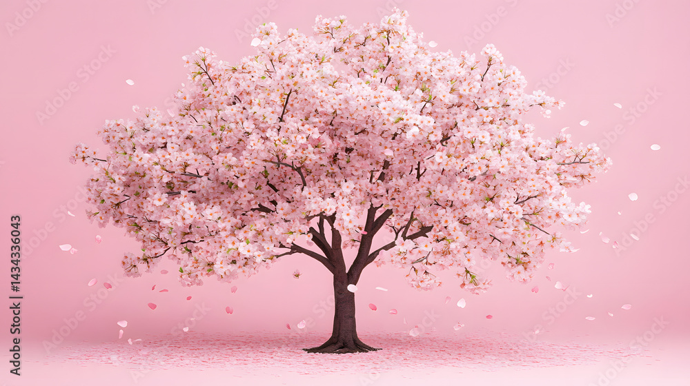Obraz premium beautiful cherry blossom tree&nbsp;