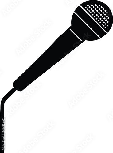 microphone isolated on white