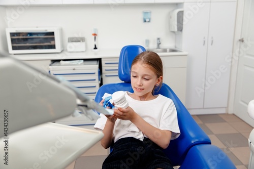 child patient dentist, girls teeth, Dental care, Children's dentistry, dentist's appointment.