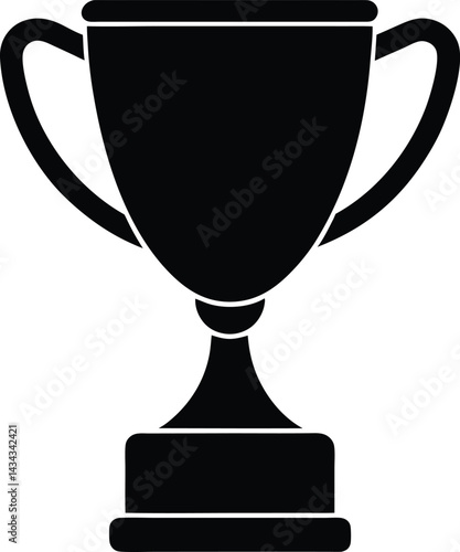 gold trophy cup isolated