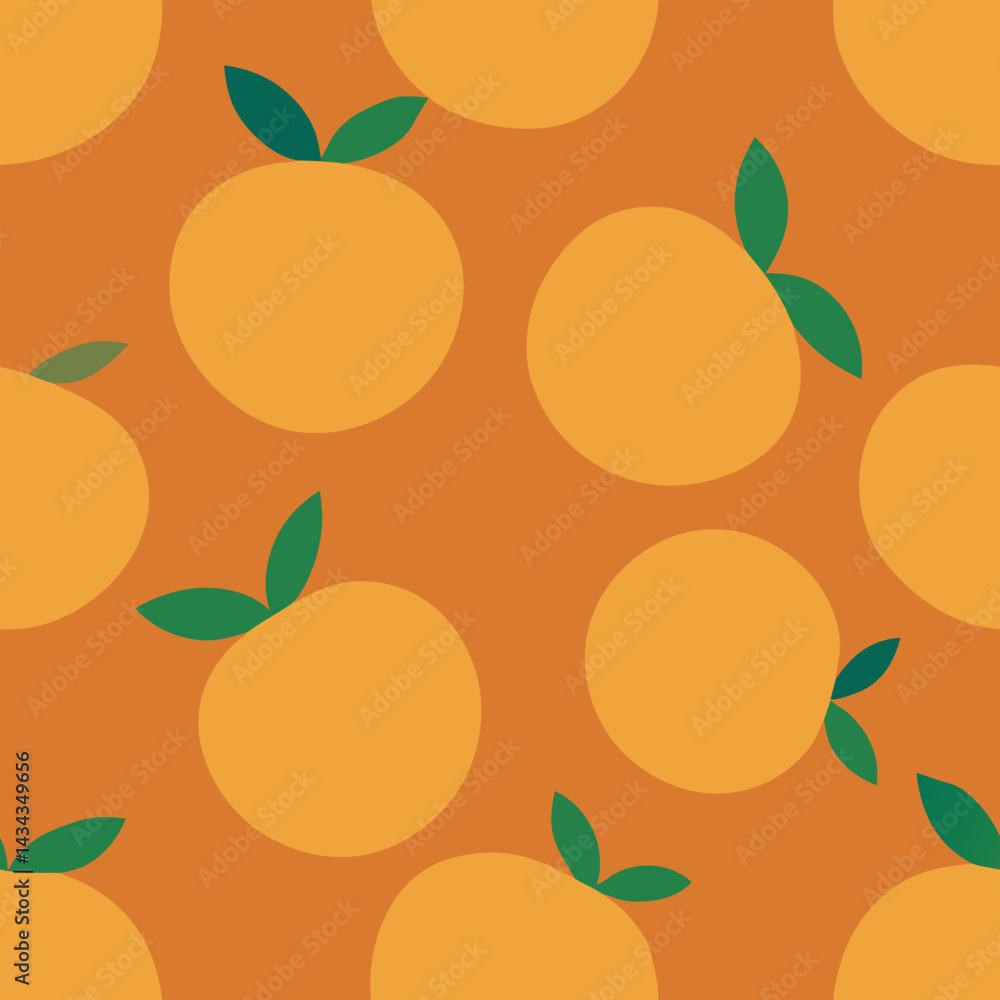 Seamless background with oranges Seamless background with oranges