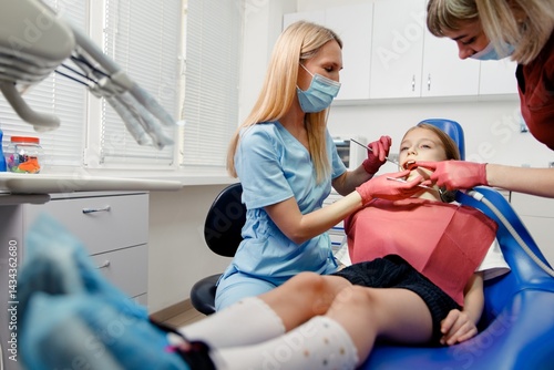 Children's dentistry, Smiling dentist, pediatric dentist, healthy smile, Child visit dentist, stomatological cabinet, dental clinic