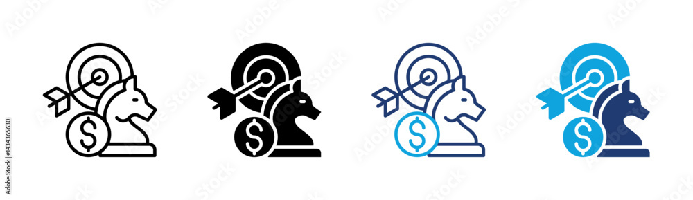 Strategic Business Icon Strategic Business Icon