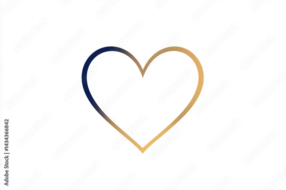Heart outline icon, minimalistic and stylish design for casual cards, wellness platforms, or romantic invites, ideal for conveying love and affection in various contexts Heart outline icon, minimalistic and stylish design for casual cards, wellness platforms, or romantic invites, ideal for conveying love and affection in various contexts