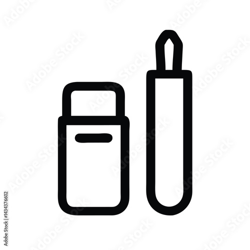 Concealer icon vector in flat style