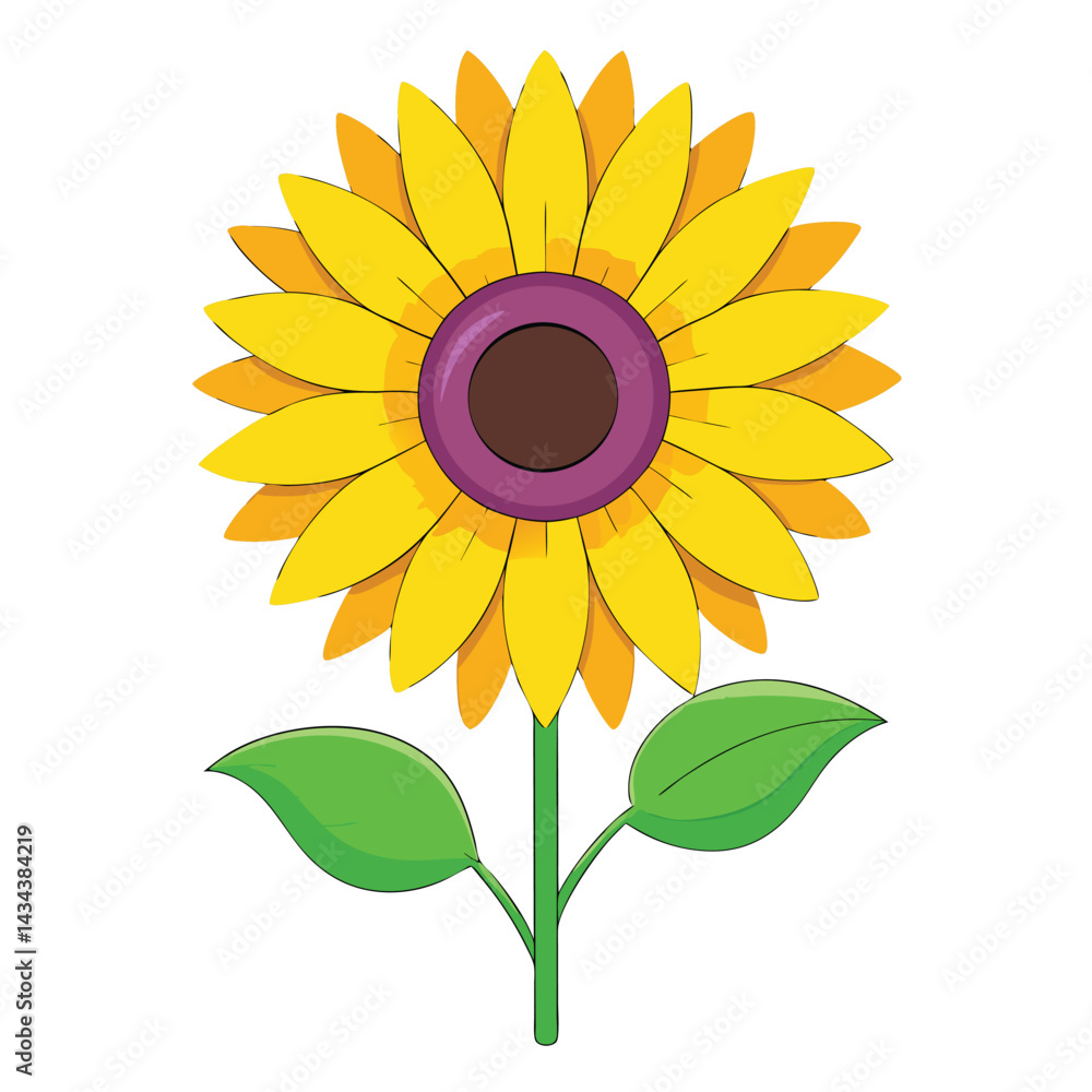 Fototapeta premium sunflower yellow flower
