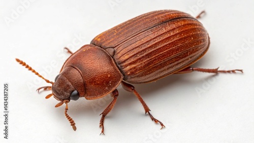 Biscuit Beetle on studio background
