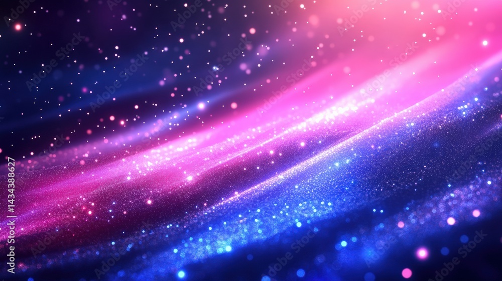 Fototapeta premium Abstract Colorful Cosmic Galaxy Background