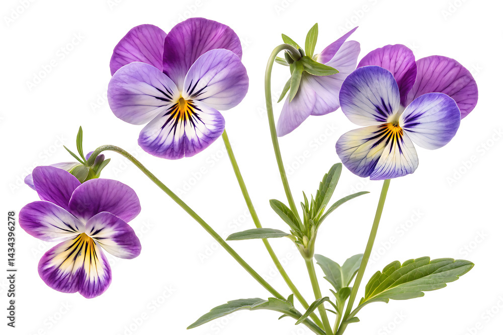 Fototapeta premium Purple Violet PNG Set