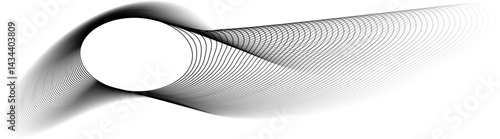 Element composed of a circle at the center with playful irregular outlines and an opacity gradient that blends into the background.