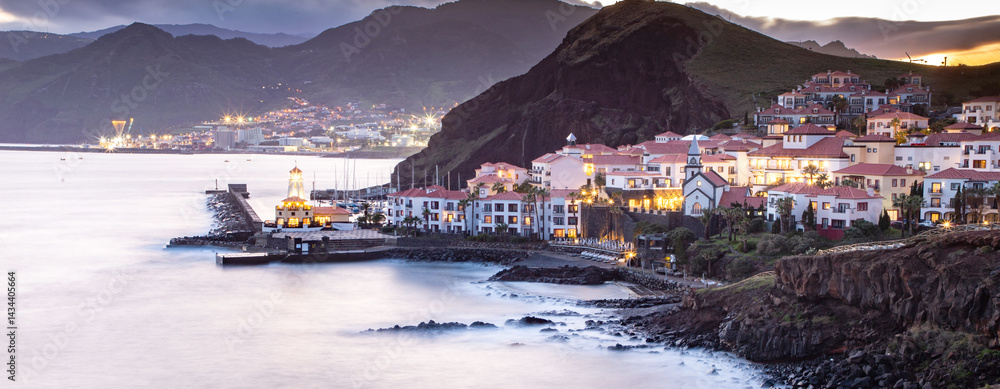 dramatic coastline with rocks of Madeira, Portugal