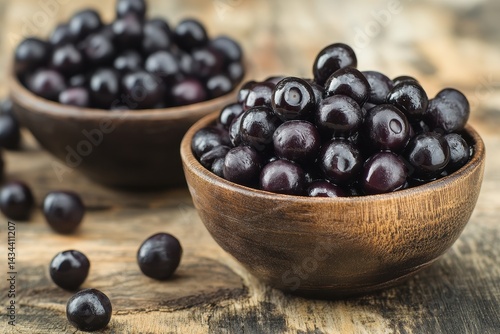 Wallpaper Mural Picture of acai in a cup and bowl for marketing purposes Torontodigital.ca