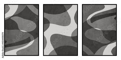 Abstract background in vintage style. Stylized old with grain. For use in graphics, for printing on wall decorations.