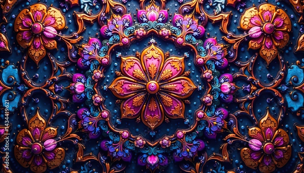 Interlocking circular elements creating an ornate motif , circle, art, shape Interlocking circular elements creating an ornate motif , circle, art, shape