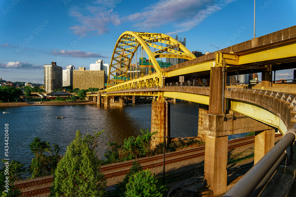 Obraz premium Downtown Pittsburg