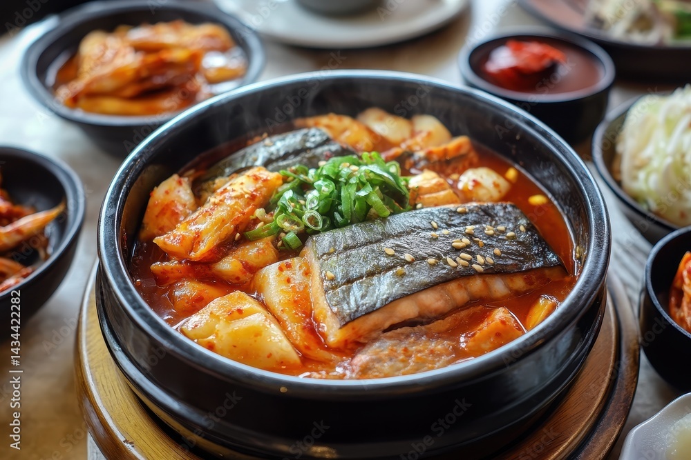 Soy sauce braised cutlassfish Korean cuisine Soy sauce braised cutlassfish Korean cuisine