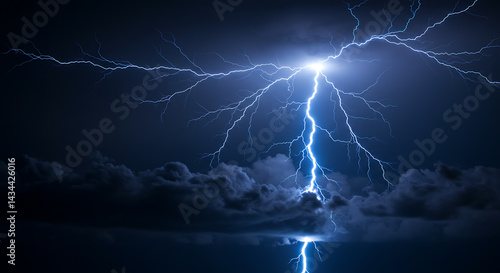 Wallpaper Mural Dramatic Nighttime Lightning Flash Across the Sky


 Torontodigital.ca